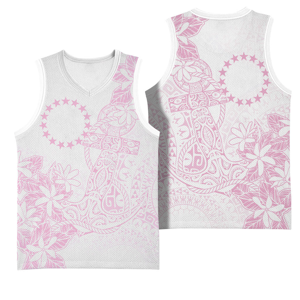Candy Pink Kuki Airani Tapakau Basketball Jersey Tribal Anchor Mix Tiare LT7 - Polynesian Pride