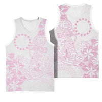 Candy Pink Kuki Airani Tapakau Basketball Jersey Tribal Anchor Mix Tiare LT7 - Polynesian Pride