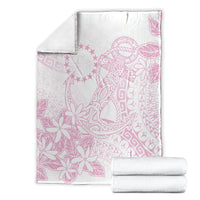 Candy Pink Kuki Airani Tapakau Blanket Tribal Anchor Mix Tiare LT7 - Polynesian Pride