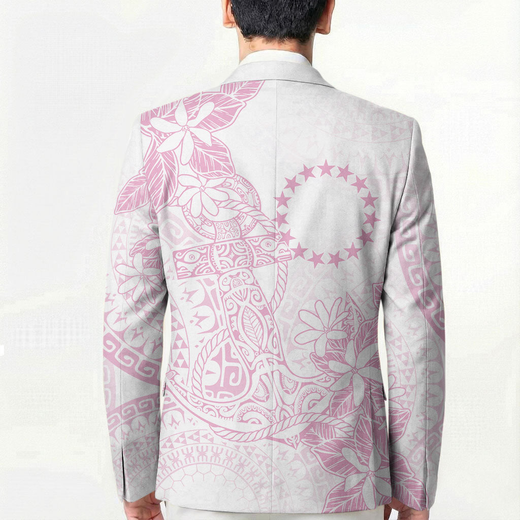 Candy Pink Kuki Airani Tapakau Blazer Tribal Anchor Mix Tiare