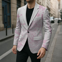 Candy Pink Kuki Airani Tapakau Blazer Tribal Anchor Mix Tiare