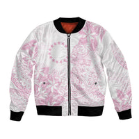 Candy Pink Kuki Airani Tapakau Bomber Jacket Tribal Anchor Mix Tiare LT7 Unisex Candy Pink - Polynesian Pride