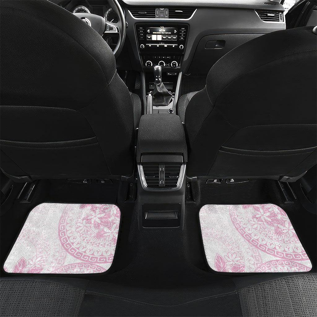 Candy Pink Kuki Airani Tapakau Car Mats Tribal Anchor Mix Tiare