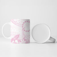 Candy Pink Kuki Airani Tapakau Ceramic Mug Tribal Anchor Mix Tiare LT7 - Polynesian Pride