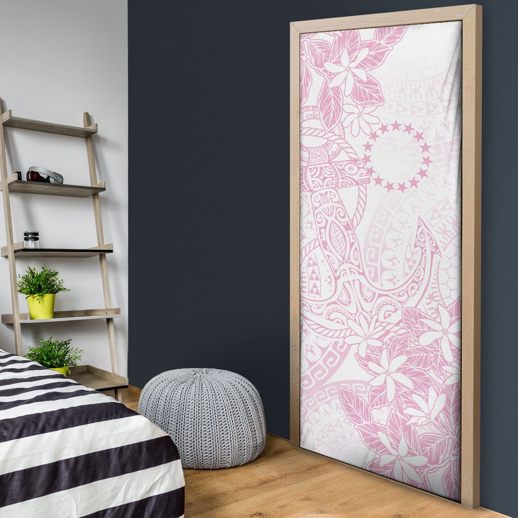 Candy Pink Kuki Airani Tapakau Door Cover Tribal Anchor Mix Tiare LT7 - Polynesian Pride