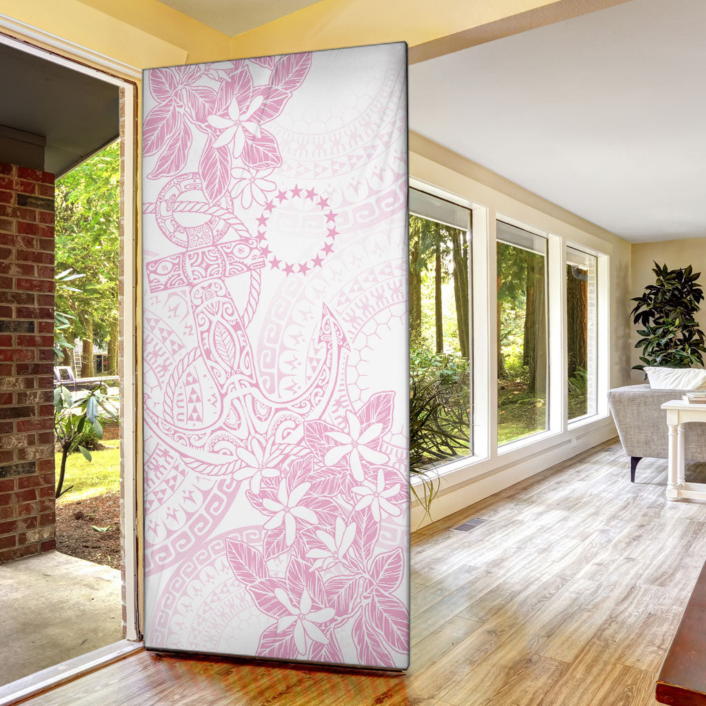Candy Pink Kuki Airani Tapakau Door Cover Tribal Anchor Mix Tiare LT7 - Polynesian Pride