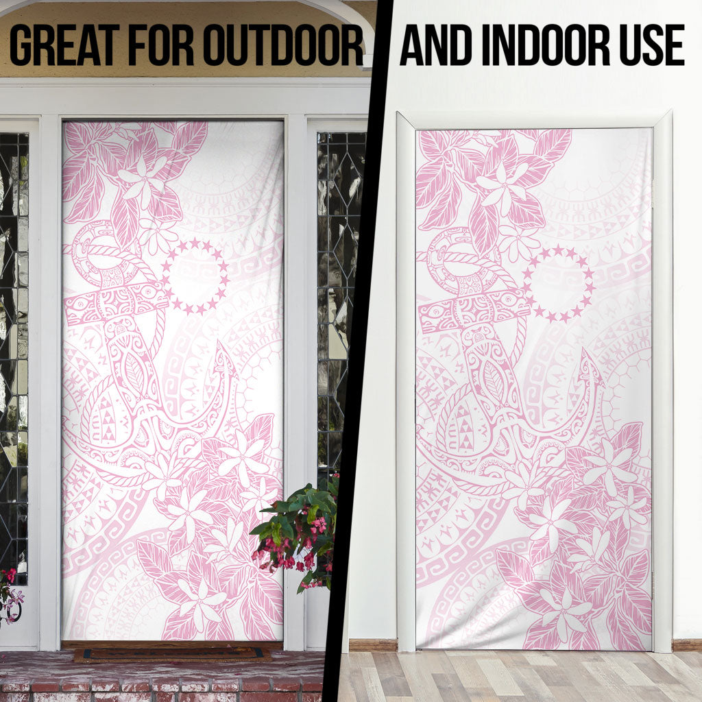 Candy Pink Kuki Airani Tapakau Door Cover Tribal Anchor Mix Tiare LT7 - Polynesian Pride