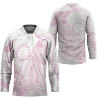 Candy Pink Kuki Airani Tapakau Hockey Jersey Tribal Anchor Mix Tiare LT7 - Polynesian Pride