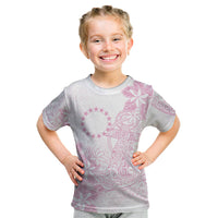 Candy Pink Kuki Airani Tapakau Kid T Shirt Tribal Anchor Mix Tiare