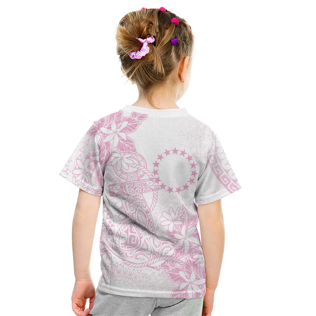 Candy Pink Kuki Airani Tapakau Kid T Shirt Tribal Anchor Mix Tiare