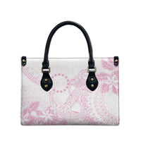 Candy Pink Kuki Airani Tapakau Leather Bag Tribal Anchor Mix Tiare