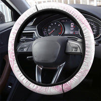 Candy Pink Kuki Airani Tapakau Steering Wheel Cover Tribal Anchor Mix Tiare LT7 - Polynesian Pride