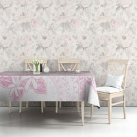 Candy Pink Kuki Airani Tapakau Tablecloth Tribal Anchor Mix Tiare LT7 - Polynesian Pride