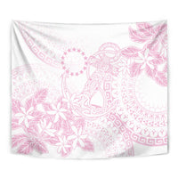Candy Pink Kuki Airani Tapakau Tapestry Tribal Anchor Mix Tiare
