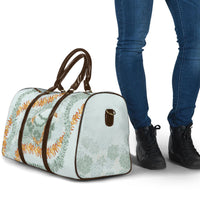 Hawaii Kaho'olawe Island Flowers Lei Travel Bag Silver Hinahina Kū Kahakai