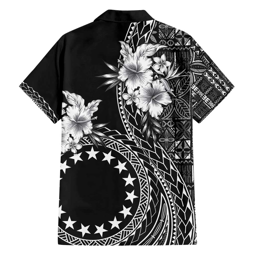 Kia Orana Cook Islands Family Matching Tank Maxi Dress and Hawaiian Shirt Tiare and Stars