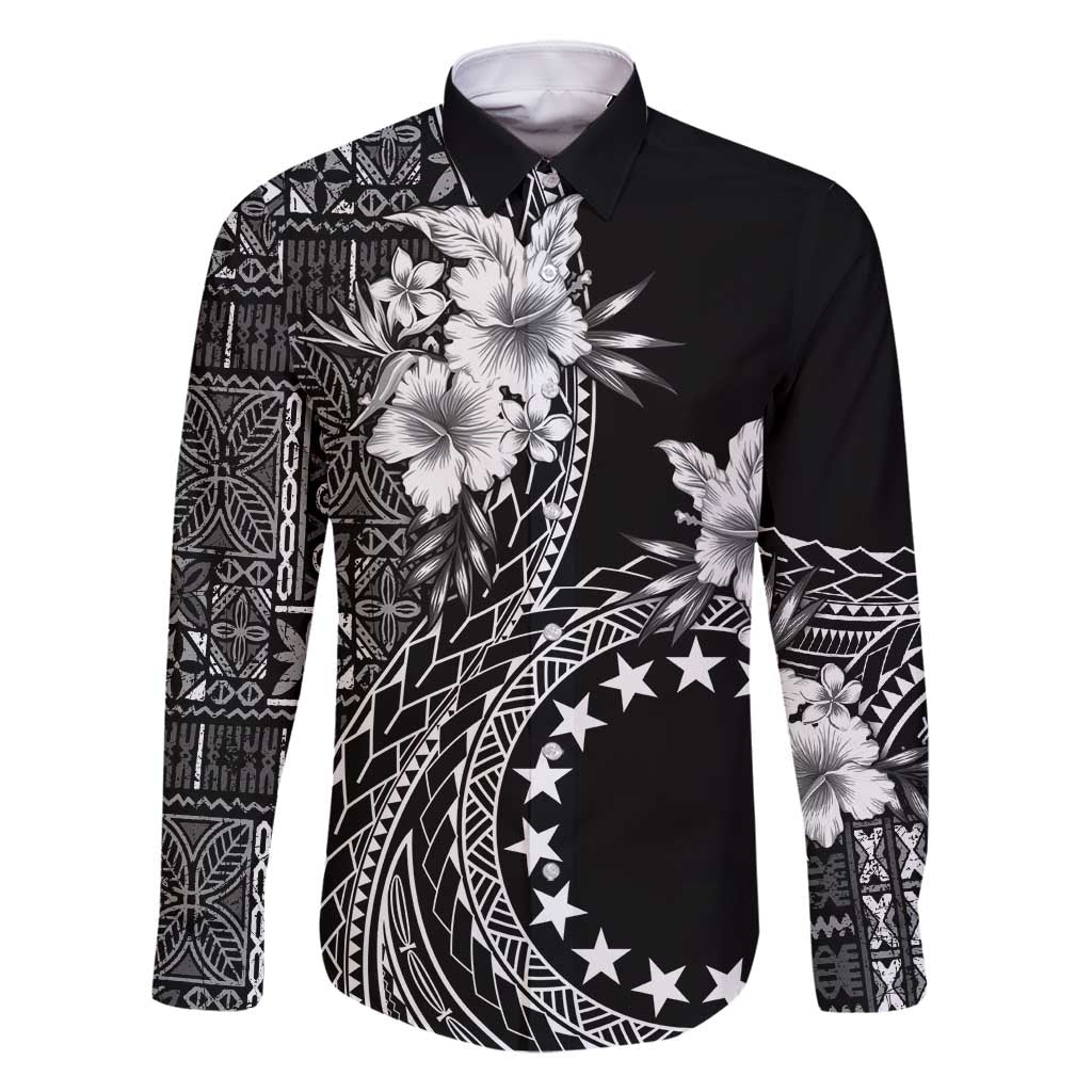 Kia Orana Cook Islands Family Matching Tank Maxi Dress and Hawaiian Shirt Tiare and Stars