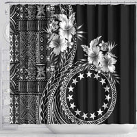 Kia Orana Cook Islands Shower Curtain Tiare and Stars LT7 - Polynesian Pride