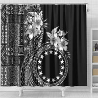 Kia Orana Cook Islands Shower Curtain Tiare and Stars LT7 - Polynesian Pride