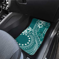 Kia Orana Cook Islands Car Mats Tiare and Stars - Teal
