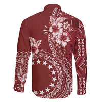 Kia Orana Cook Islands Family Matching Tank Maxi Dress and Hawaiian Shirt Tiare and Stars - Scarlet