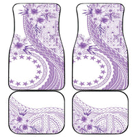 Kia Orana Cook Islands Car Mats Tiare and Stars - Lavender