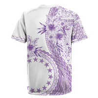 Kia Orana Cook Islands Rugby Jersey Tiare and Stars - Lavender
