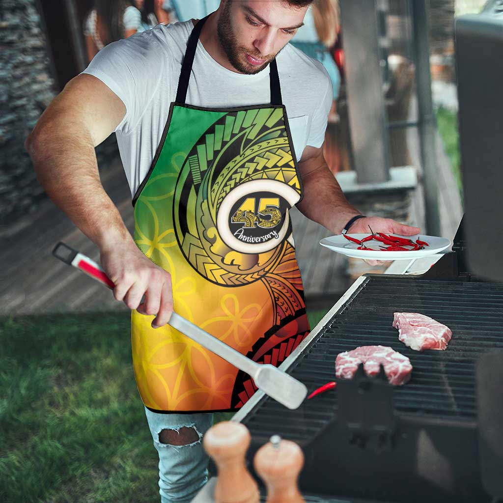 Vanuatu 45th Independence Anniversary Apron Ni-Van Sandroing - Polynesian Pride