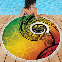 Vanuatu 45th Independence Anniversary Beach Blanket Ni-Van Sandroing - Polynesian Pride