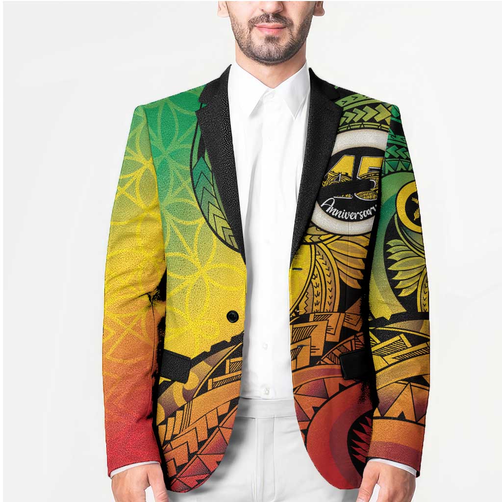 Vanuatu 45th Independence Anniversary Blazer Ni-Van Sandroing - Polynesian Pride