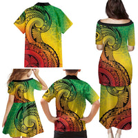 Vanuatu 45th Independence Anniversary Family Matching Puletasi and Hawaiian Shirt Ni-Van Sandroing LT7 - Polynesian Pride