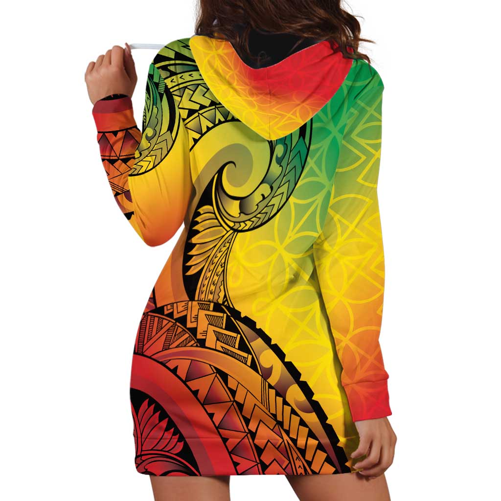 Vanuatu 45th Independence Anniversary Hoodie Dress Ni-Van Sandroing - Polynesian Pride