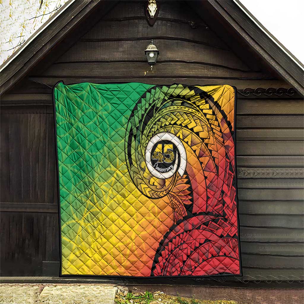 Vanuatu 45th Independence Anniversary Quilt Ni-Van Sandroing - Polynesian Pride