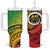 Vanuatu 45th Independence Anniversary Tumbler With Handle Ni-Van Sandroing - Polynesian Pride