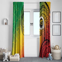 Vanuatu 45th Independence Anniversary Window Curtain Ni-Van Sandroing - Polynesian Pride