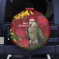 Kakapo Bird New Zealand Spare Tire Cover Floral Christmas LT7 - Polynesian Pride