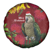 Kakapo Bird New Zealand Spare Tire Cover Floral Christmas LT7 - Polynesian Pride