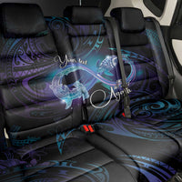 Polynesian Personalized Memorial Back Car Seat Cover Oceanic Infinity Symbol - Until We Meet Again - Polynesian Pride