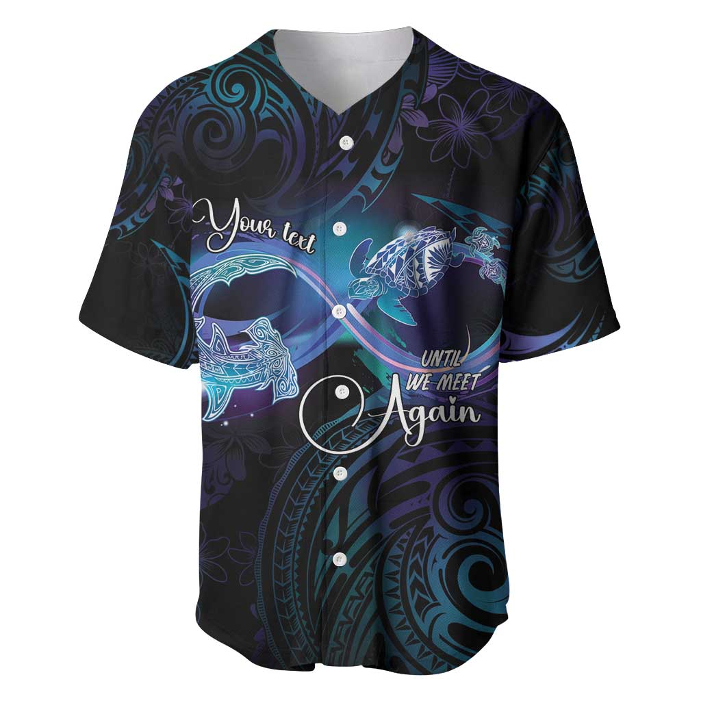 Polynesian Personalized Memorial Baseball Jersey Oceanic Infinity Symbol - Until We Meet Again - Polynesian Pride