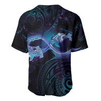 Polynesian Personalized Memorial Baseball Jersey Oceanic Infinity Symbol - Until We Meet Again - Polynesian Pride