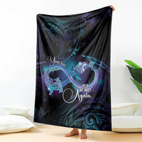 Polynesian Personalized Memorial Blanket Oceanic Infinity Symbol - Until We Meet Again - Polynesian Pride