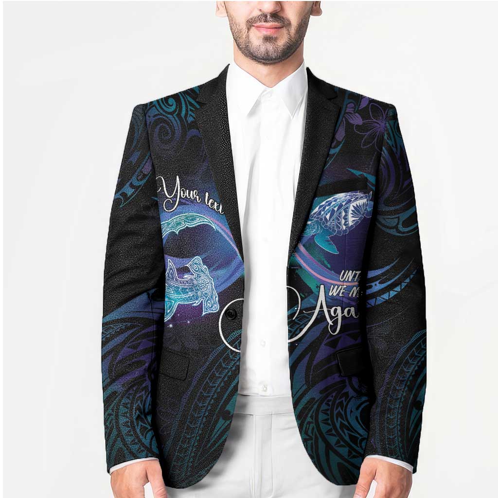 Polynesian Personalized Memorial Blazer Oceanic Infinity Symbol - Until We Meet Again - Polynesian Pride
