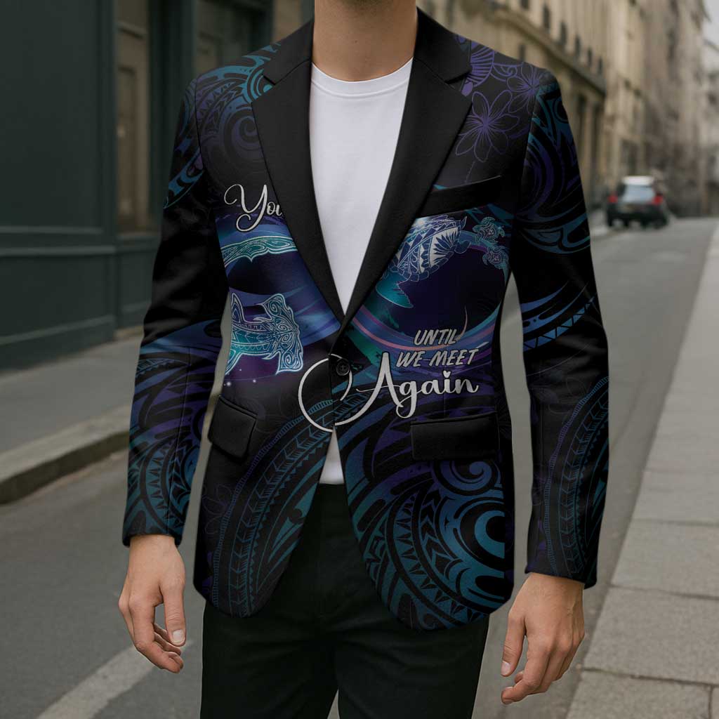 Polynesian Personalized Memorial Blazer Oceanic Infinity Symbol - Until We Meet Again - Polynesian Pride