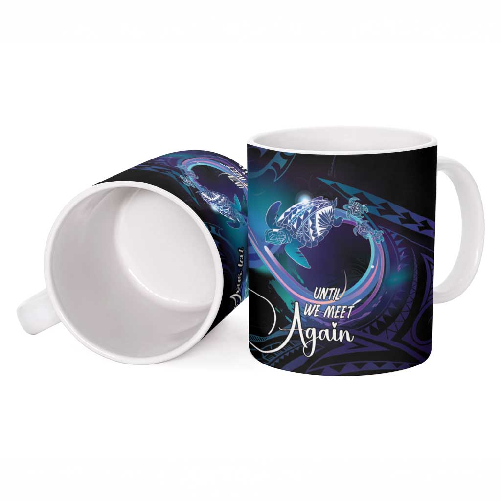 Polynesian Personalized Memorial Ceramic Mug Oceanic Infinity Symbol - Until We Meet Again - Polynesian Pride