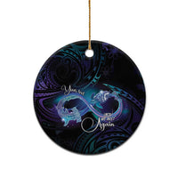 Polynesian Personalized Memorial Ceramic Ornament Oceanic Infinity Symbol - Until We Meet Again - Polynesian Pride