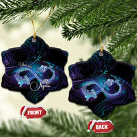 Polynesian Personalized Memorial Ceramic Ornament Oceanic Infinity Symbol - Until We Meet Again - Polynesian Pride