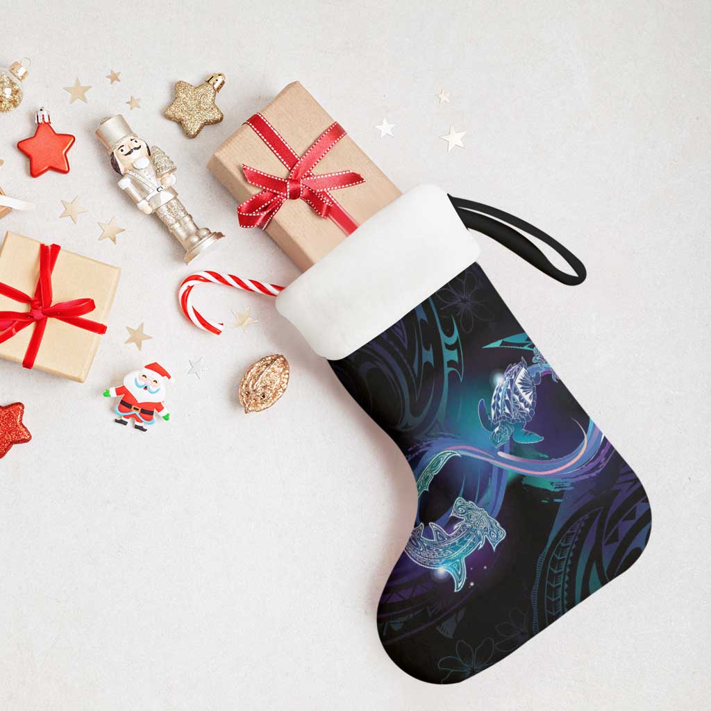 Polynesian Personalized Memorial Christmas Stocking Oceanic Infinity Symbol - Until We Meet Again - Polynesian Pride