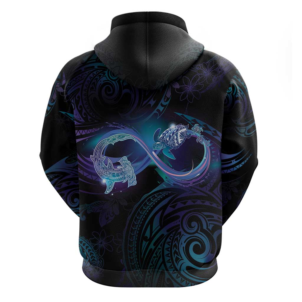 Polynesian Personalized Memorial Hoodie Oceanic Infinity Symbol - Until We Meet Again - Polynesian Pride