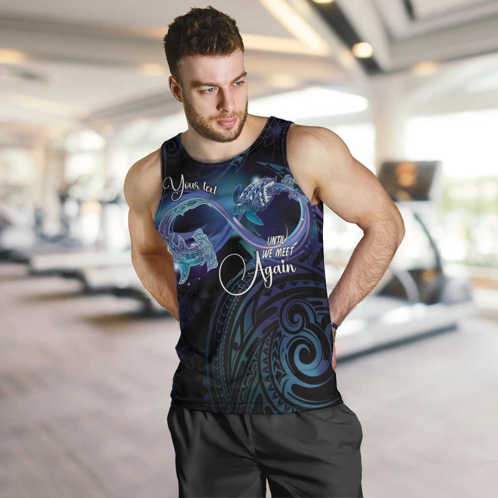 Polynesian Personalized Memorial Men Tank Top Oceanic Infinity Symbol - Until We Meet Again - Polynesian Pride
