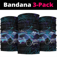 Polynesian Personalized Memorial Neck Gaiter Oceanic Infinity Symbol - Until We Meet Again - Polynesian Pride